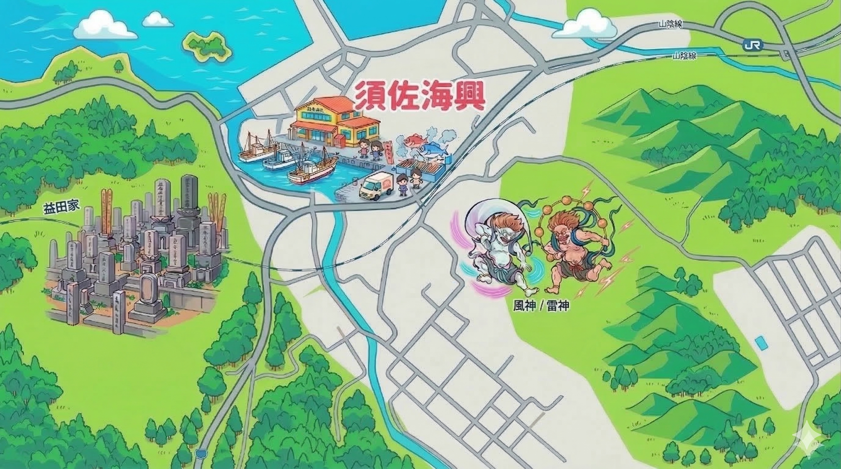 須佐周辺の観光スポットのメインイメージ